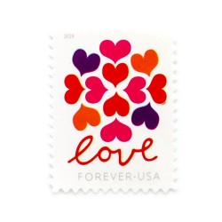 2019 US Heart Blossom Forever First-Class Postage Stamps Wedding
